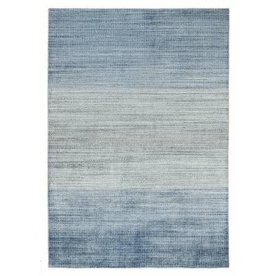 Muster Vintage Teppich Farbverlauf in blau von heineking24